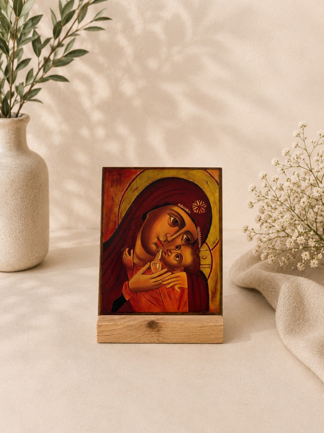 Andachtsbild Muttergottes mit Kind