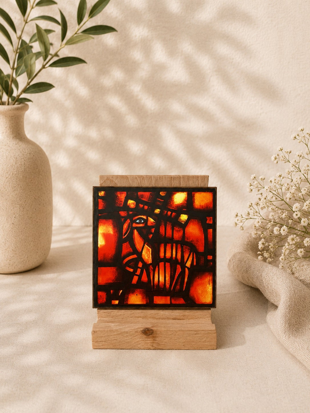 Andachtsbild „Lamm Gottes“ – Ostern als  Symbol des Friedens und des Glaubens