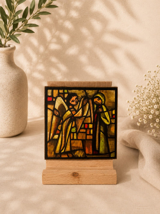 Image pieuse « Annonciation » – Miniature spirituelle