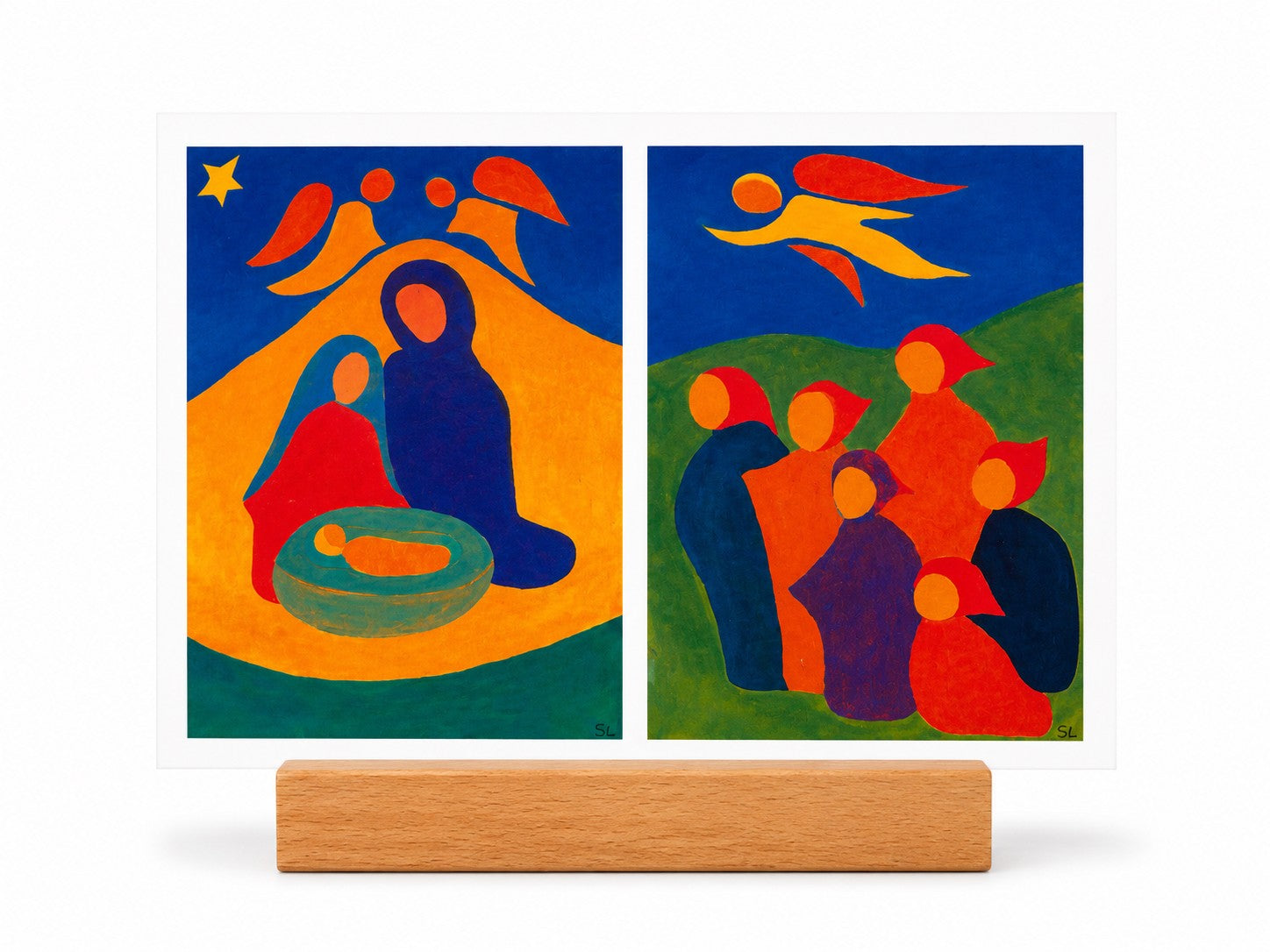 Postkarte – Die Weihnachtsbotschaft