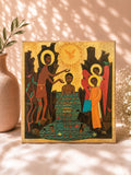 Andachtsbild „Taufe Jesu“ – Theophanie-Ikone - Groß