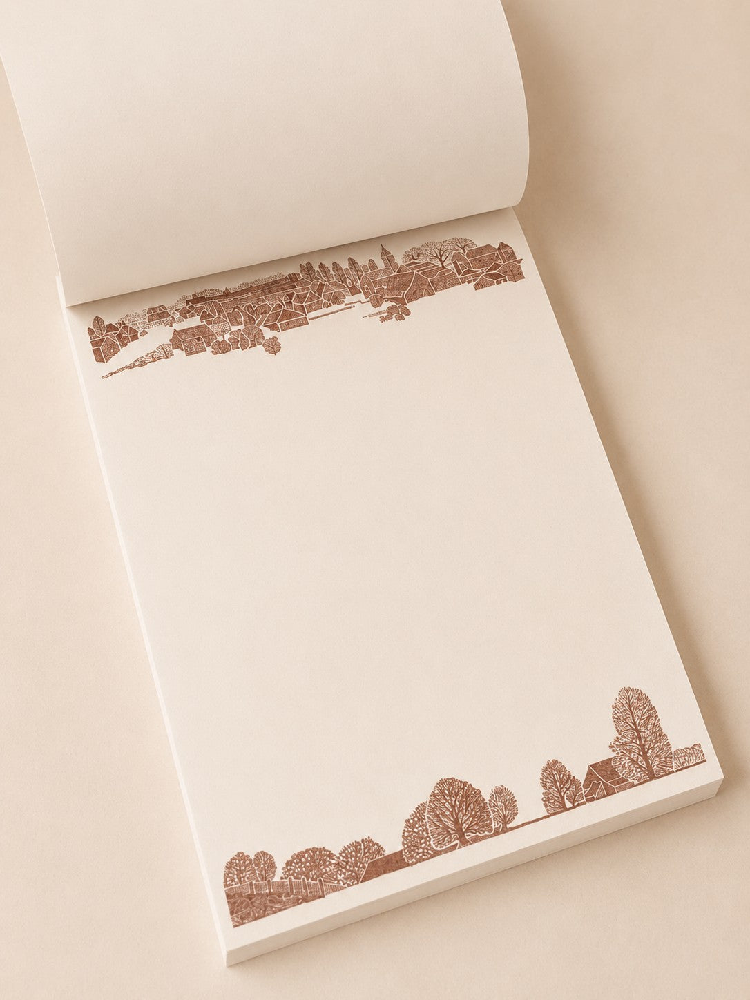 Briefpapierblock aus Graspapier - Dorf der Stille