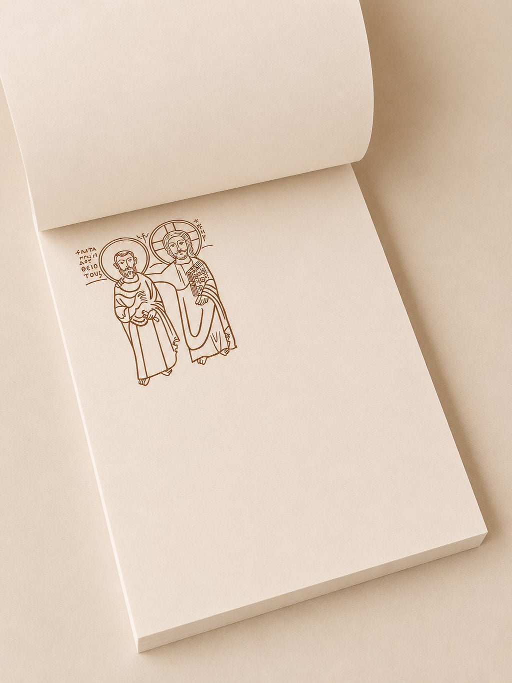 Briefpapierblock aus Graspapier - Ikone der Freundschaft
