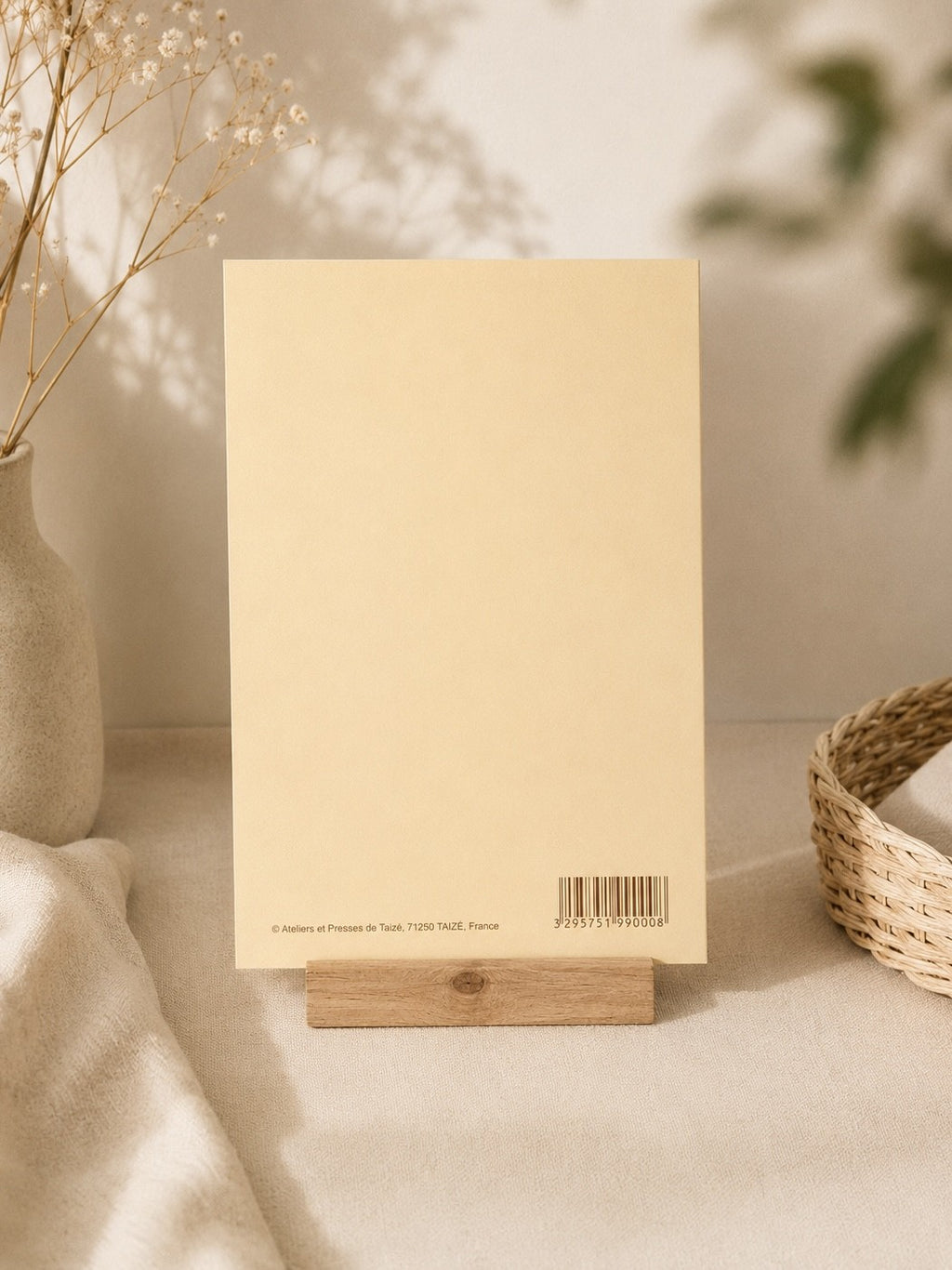 Briefpapierblock aus Graspapier - Baum
