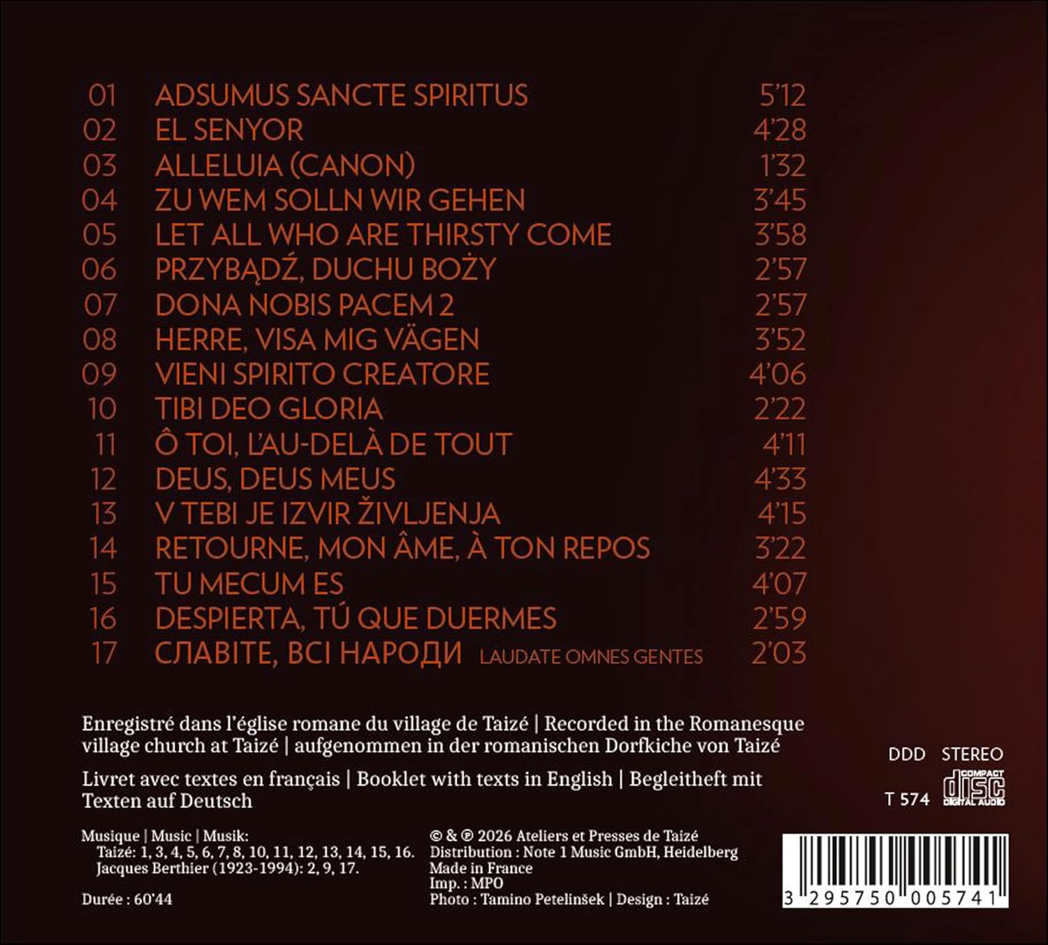 Compact disc "Dona nobis pace"