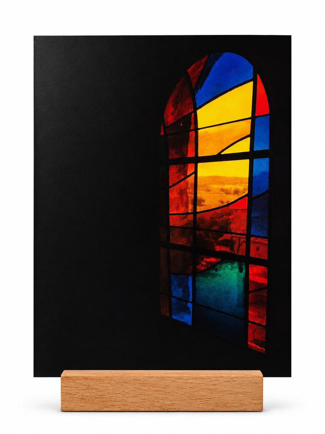 Postkarte – Licht durch das Fenster
