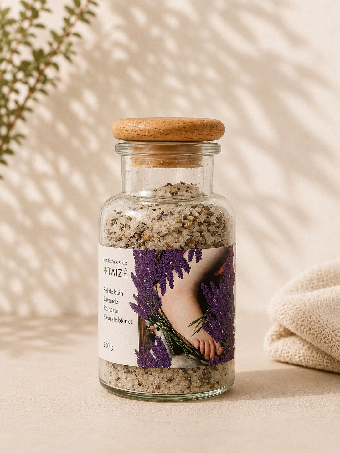 Entspannendes Fußbad  mit Lavendel & Rosmarin  – Taizé