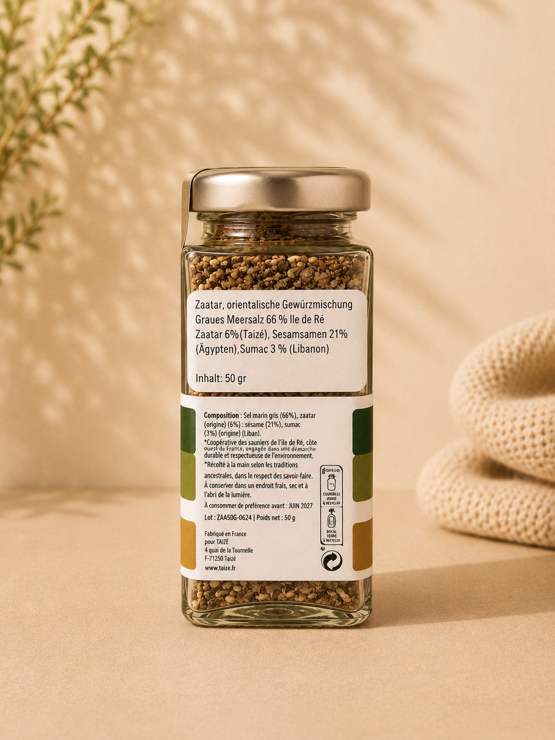 Zaatar – Orientalische Salzzubereitung mit grauem Meersalz